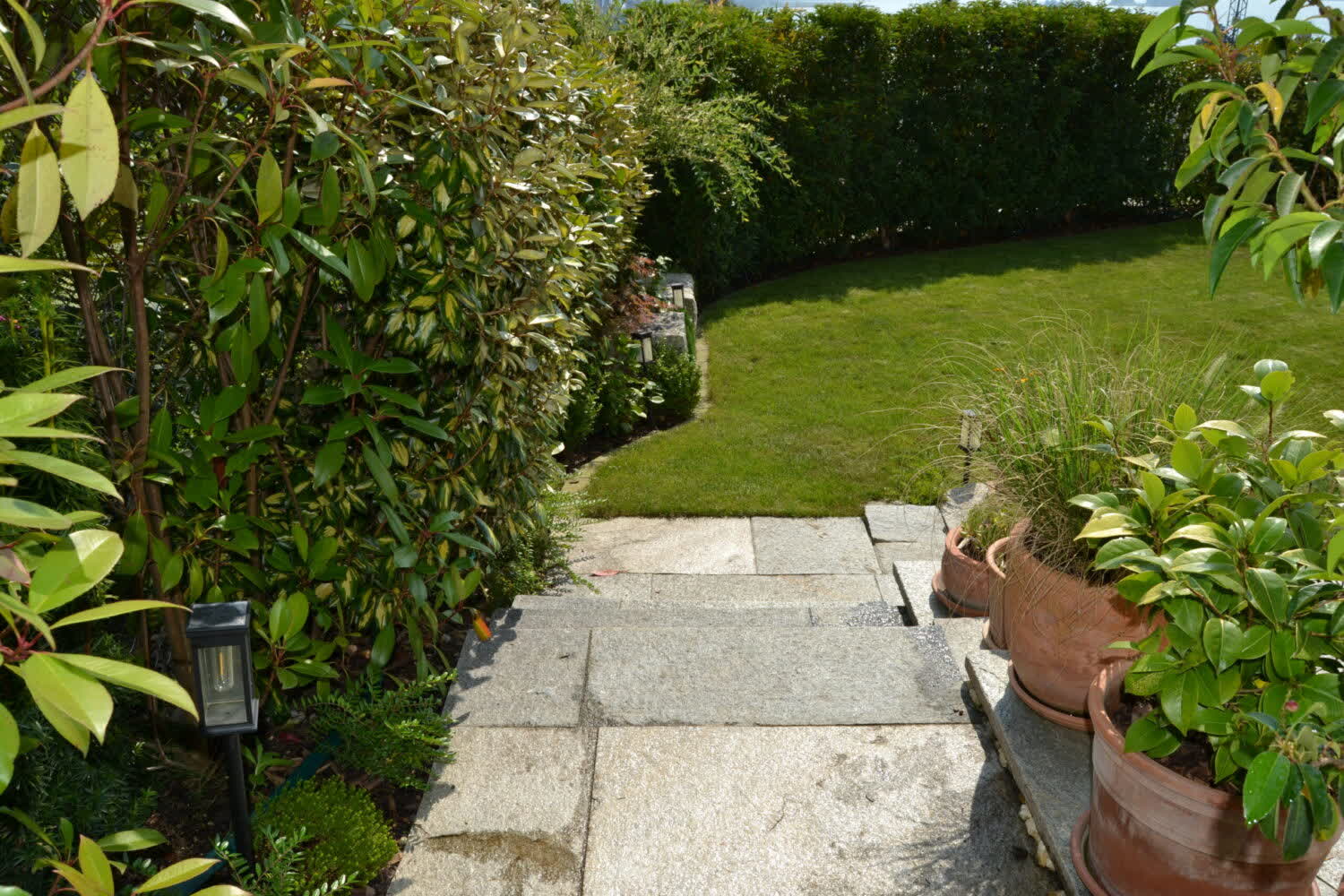 Gartenweg beim Poolbereich in Jona